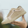 Lightweight Breathable Men's Canvas Trainers for Summer