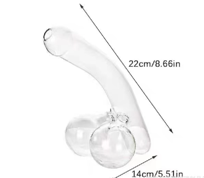 Cross-Border Fun Whiskey Decanter and Novelty Wine Glass
