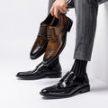 2023 Summer Men's Casual Leather Dress Shoes