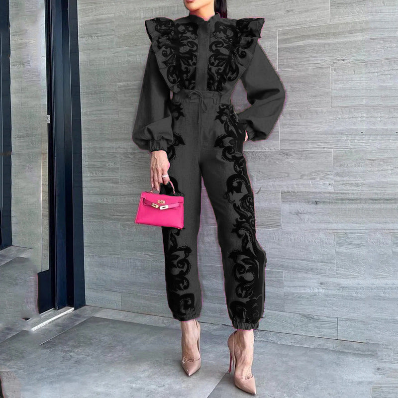 2023 Women's Fashion Long Sleeve Two-Piece Set