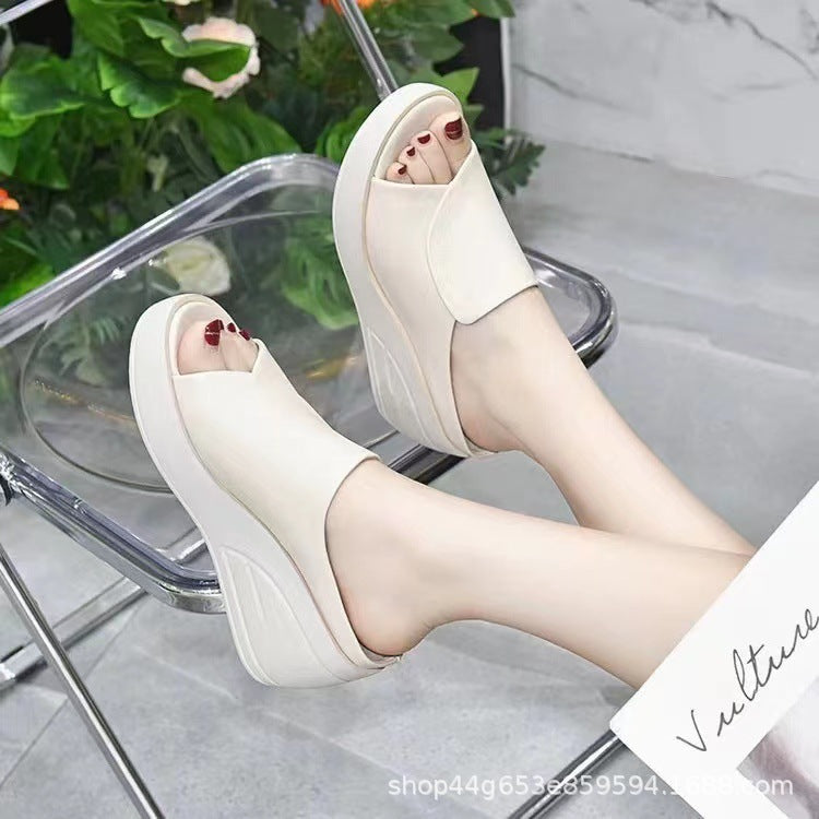 Women’s Thick-Soled Waterproof Wedge Sandals 2023