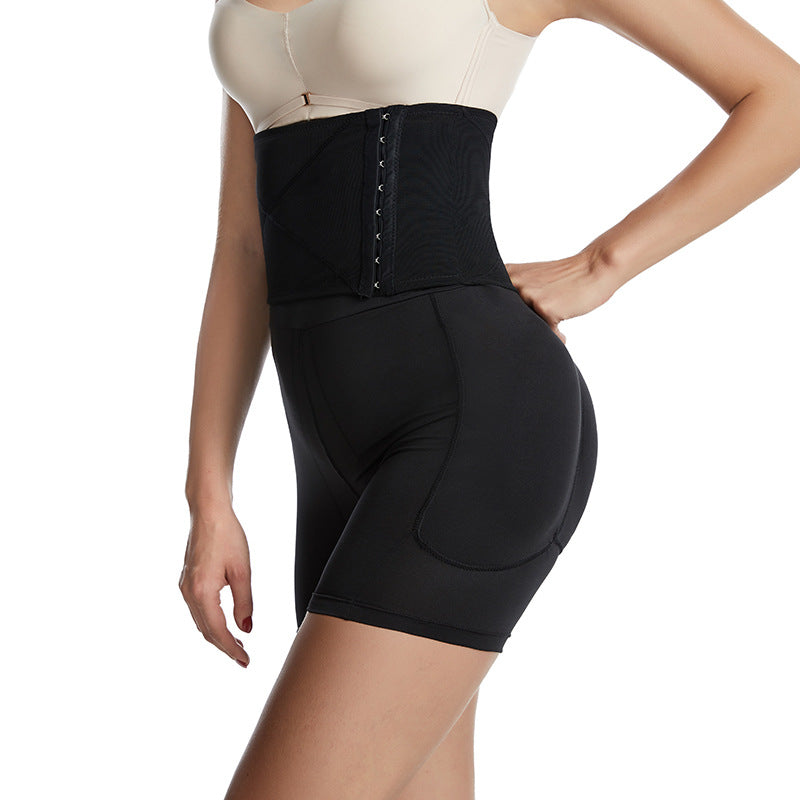 Body Shaping High-Waisted Compression Pants with Padding