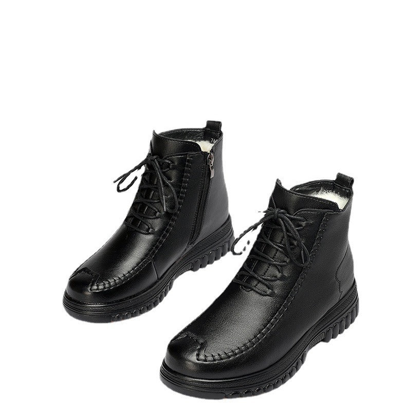Thick-Soled Women's Winter Martin Boots with Fur 2024