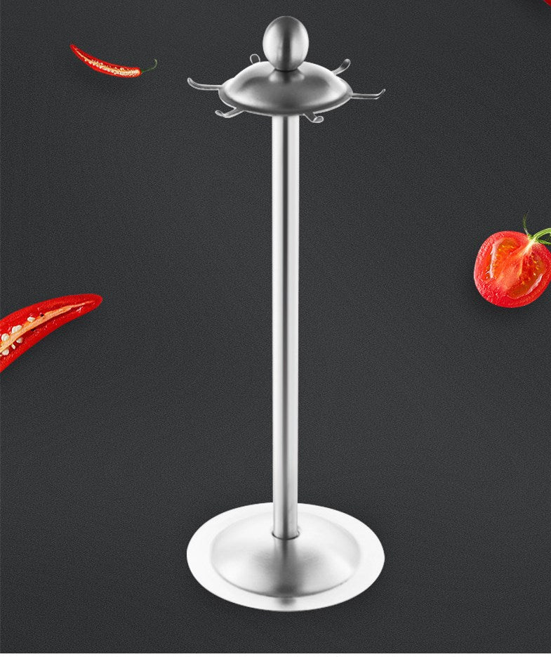 Stainless Steel Rotating Kitchen Utensil Rack
