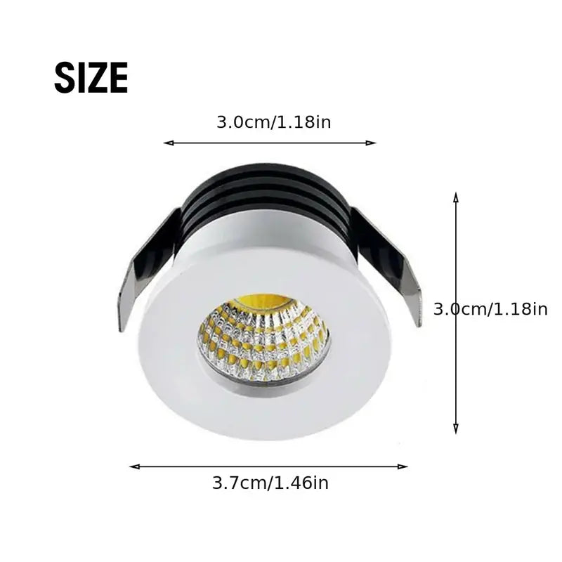 Small LED Light for Indoor/Outdoor Step Wall Lighting
