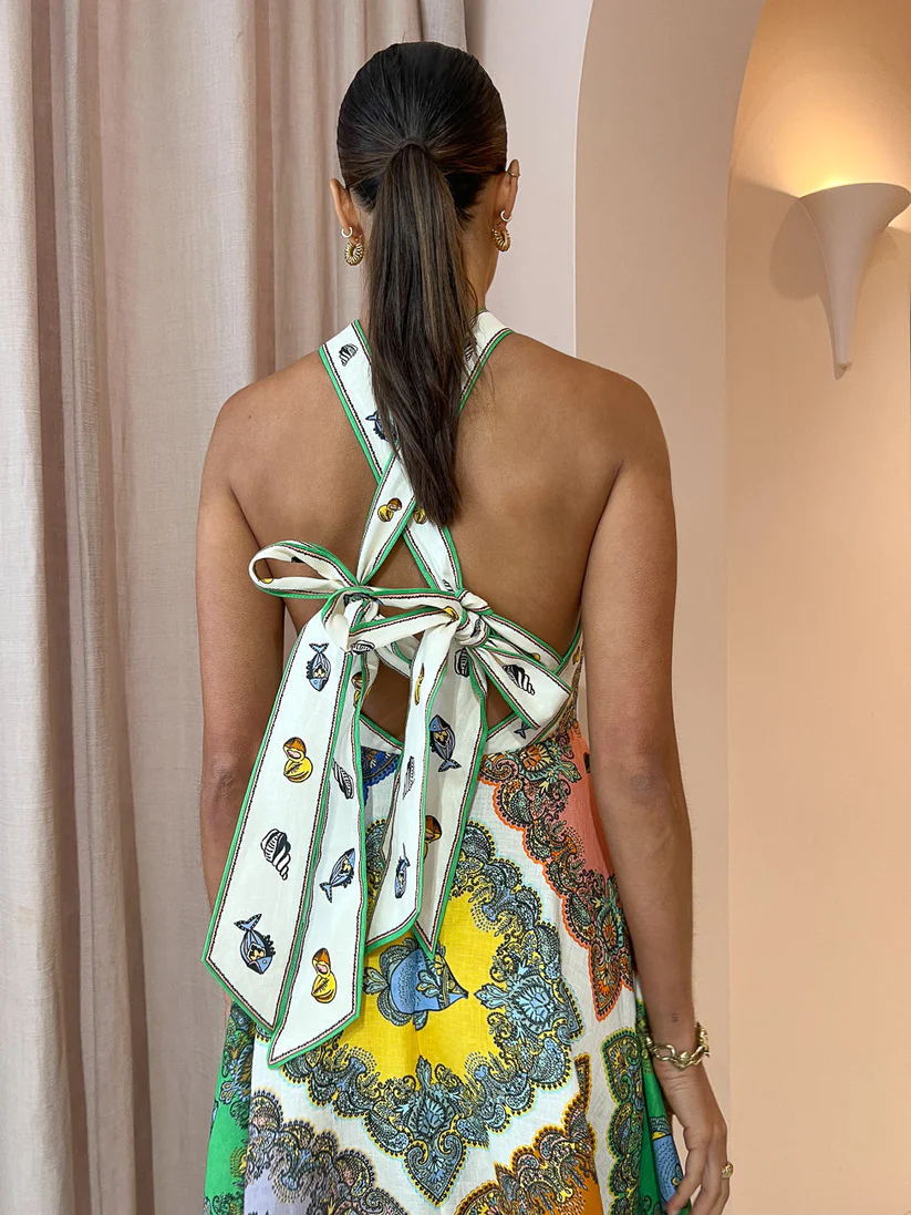 2023 Fashionable Floral Print Strapless Dress