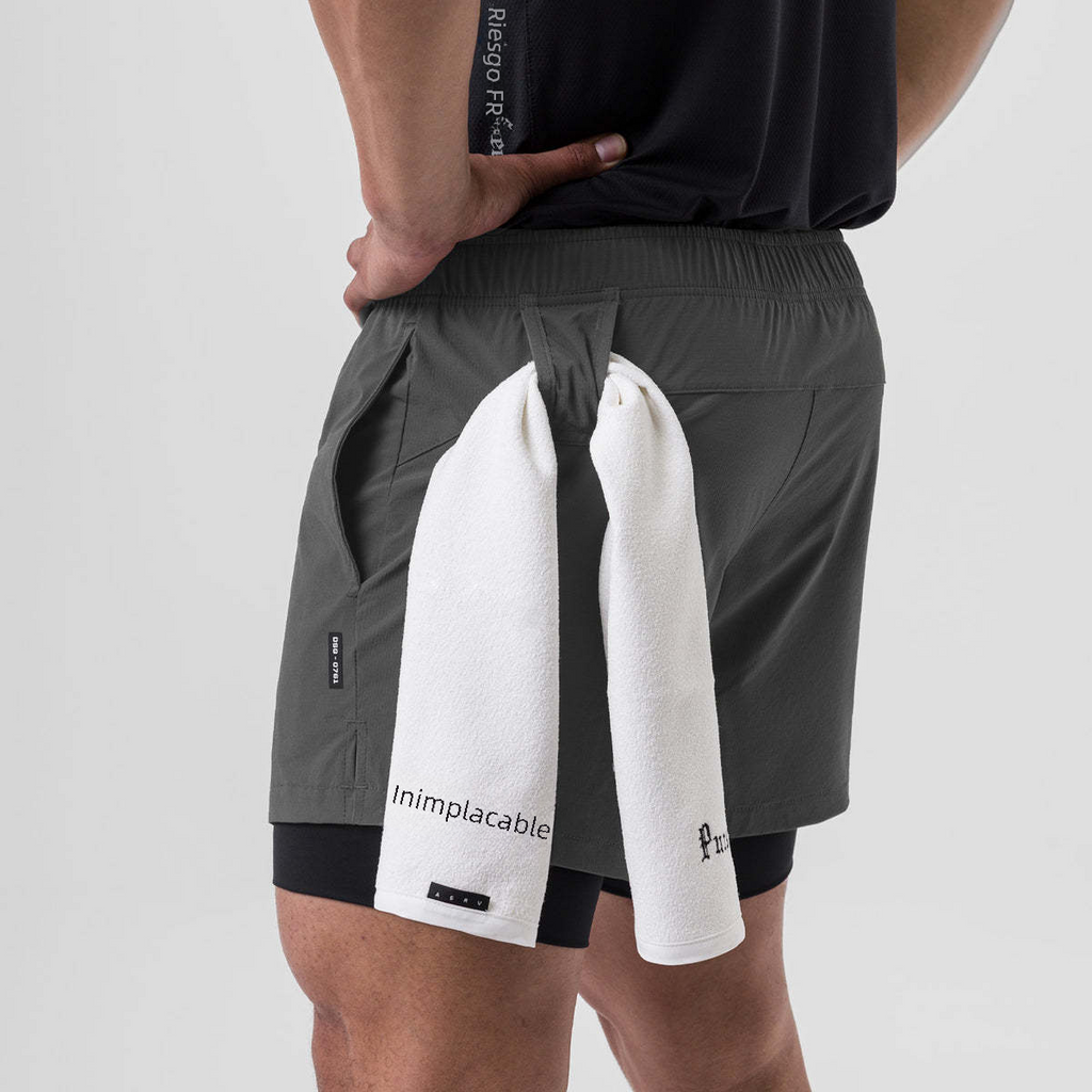 Men's Slim Fit Quick-Dry Nylon Running Shorts