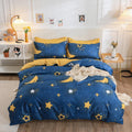 Black Moose Christmas Tree Quilt Cover Set with Pillowcases