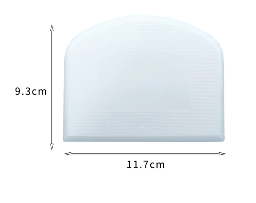 Baking Tools PP Plastic Scraper for Cake and Batter