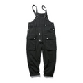 Retro Korean Loose Wide Leg Jumpsuit for Men