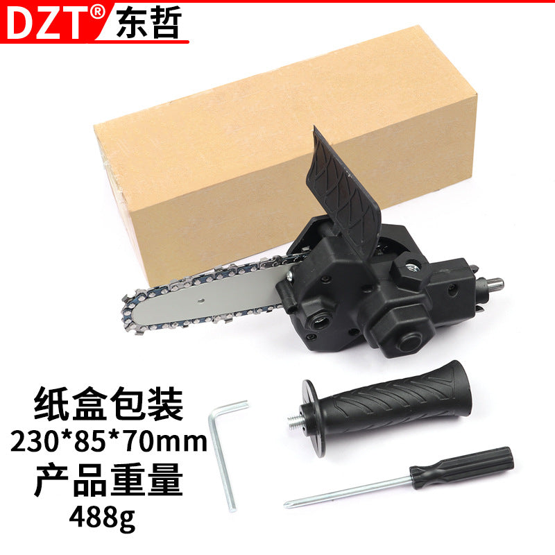 Electric Drill to Chainsaw Conversion Attachment