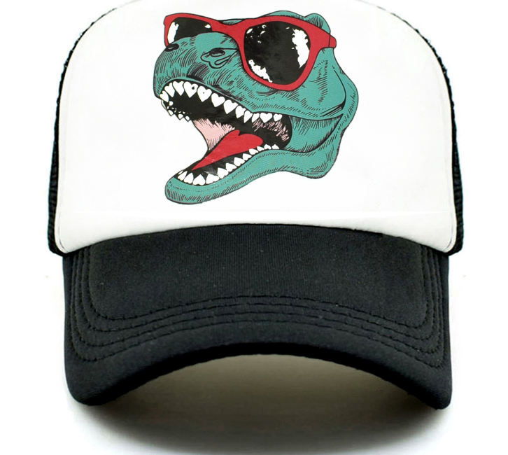 Statement Dinosaur Print Soft Top Hat