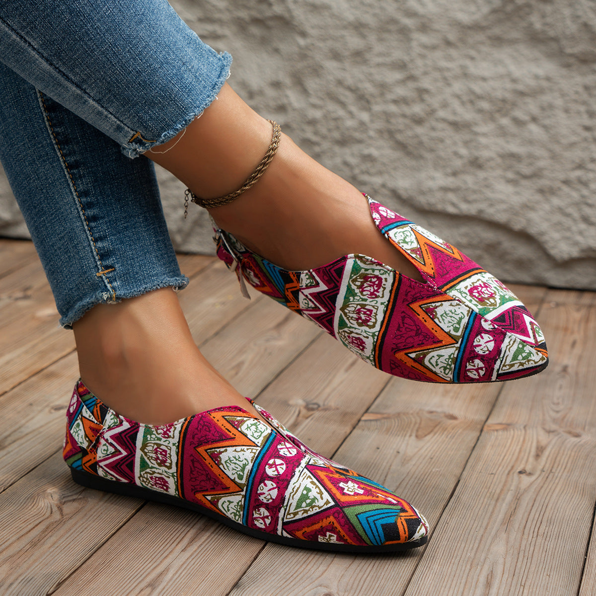 2023 Bohemian Style Women's Casual Flat Shoes