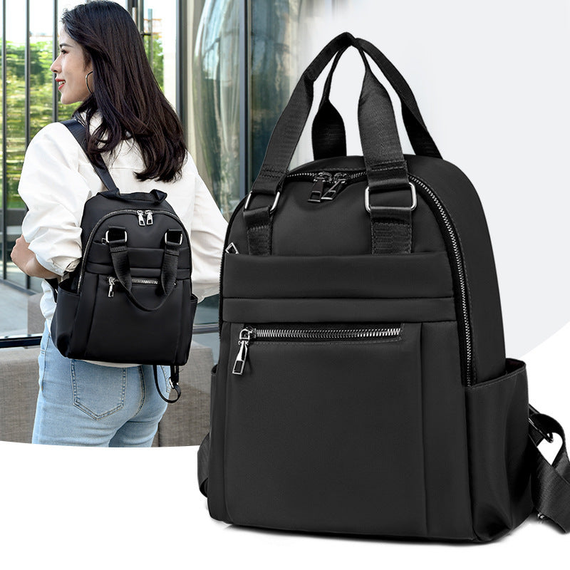 New Women's Large Capacity Oxford Cloth Backpack