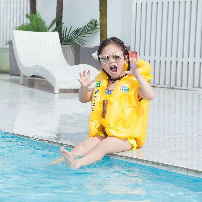 Children's Inflatable Life Jacket for Swimming Safety