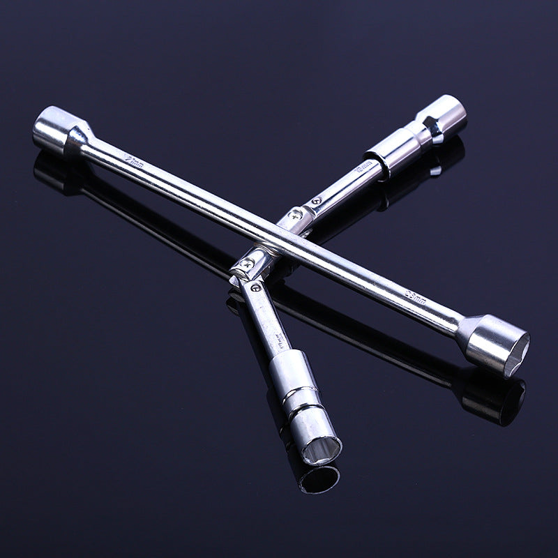 Portable Folding Cross Socket Wrench Tool