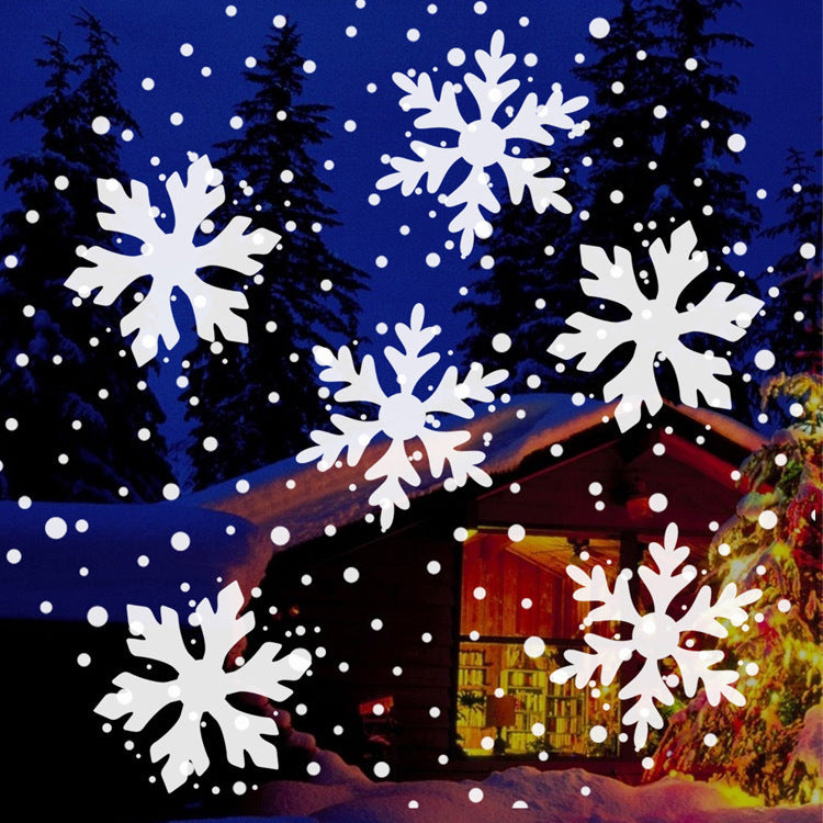 LED Christmas Projector Light with 16 Snowflake Patterns