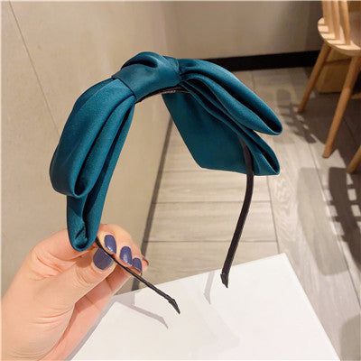 Korean Oversized Bow Headband in Red Hair Accessory