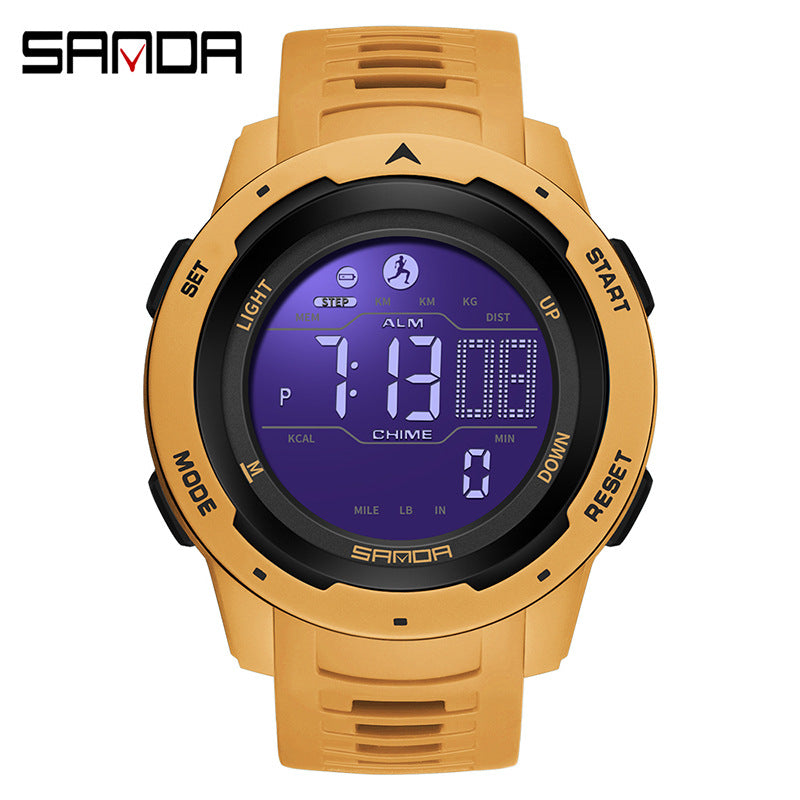Multifunctional Waterproof Pedometer Sports Watch 2145