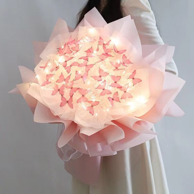 DIY Handmade Butterfly Flower Bouquet Kit for Gifts