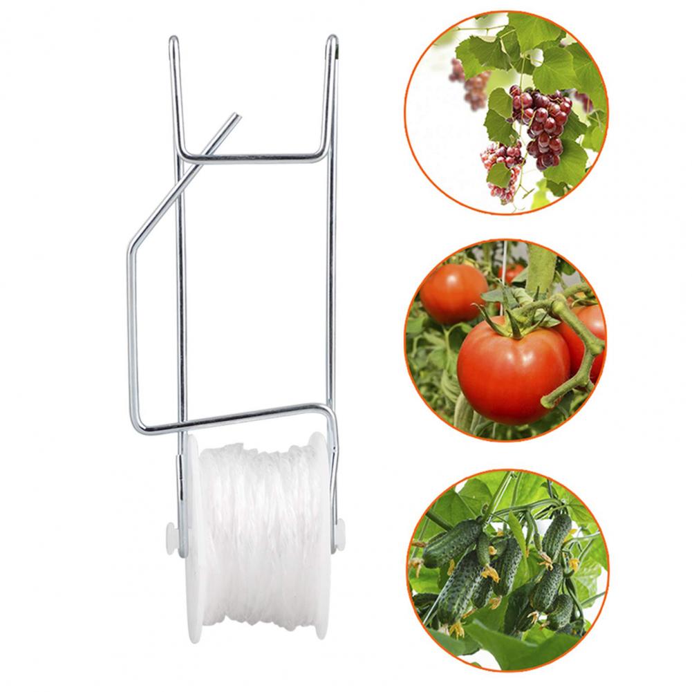 Plastic Twine Crop Trellis Roller Hook for Garden Use