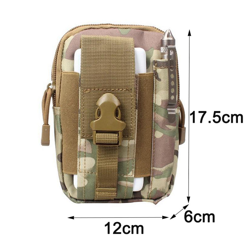Men's Waterproof Casual Waist Bag for Outdoor Sports