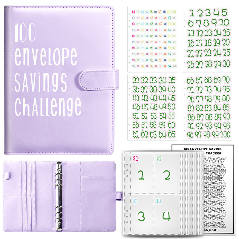 100 Envelope Challenge Notebook for Couples' Savings