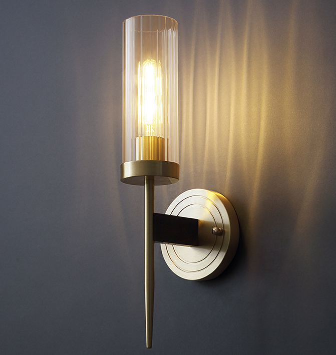 Modern American Copper Wall Light for Home Decor