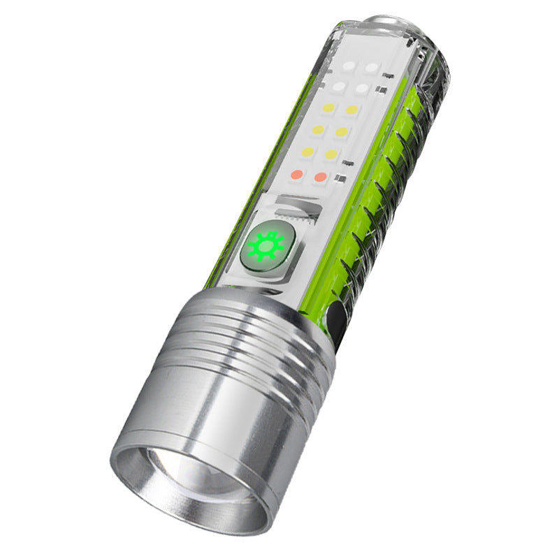 Mini Multi-Function Keychain Light with Purple Laser