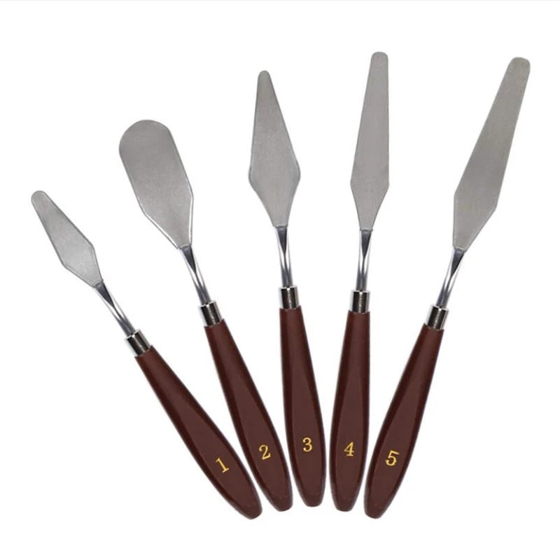 5-Piece Home Baking Spatula Set for Cakes