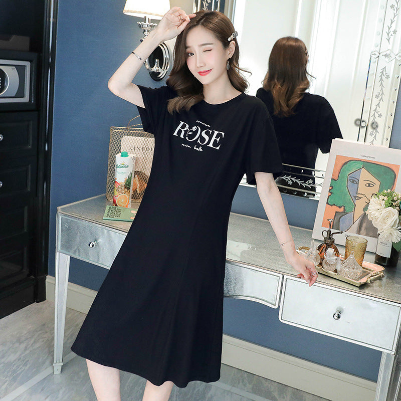 2020 Summer Korean Style Maternity Dress (Short Sleeve)