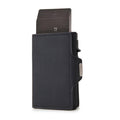 Slim Carbon Fiber Men's Wallet with Coin Pocket and ID Case