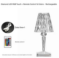 16 Color RGB Touch Control Crystal Night Light Lamp
