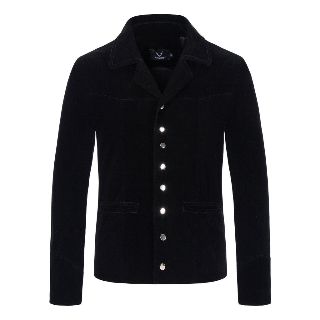 Men's Velvet Jacket - Single Breasted, Autumn/Winter 2021