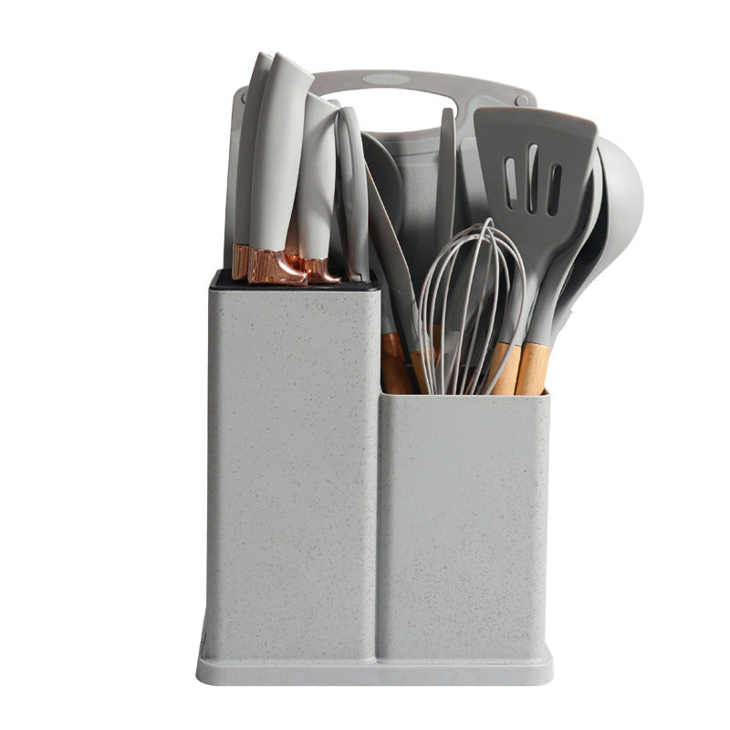 19-Piece Non-Stick Silicone Kitchen Utensil Set