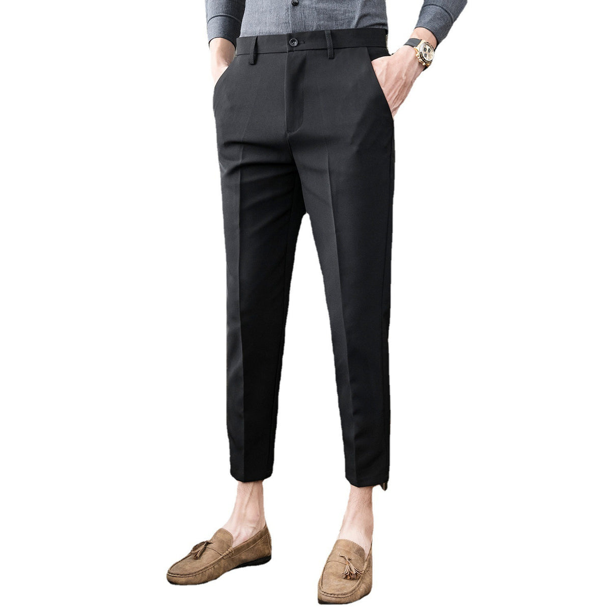 2022 Men's Casual Stylish 9-Point Trousers