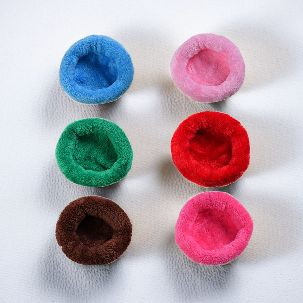 Velvet Warm Pet Nest Cushion for Hamsters and Rabbits