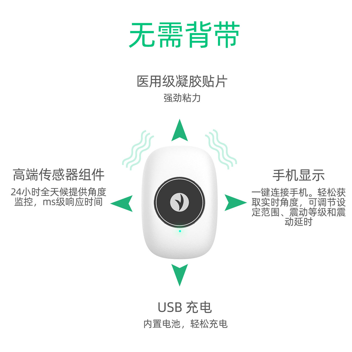 Smart Posture Corrector with Mobile App