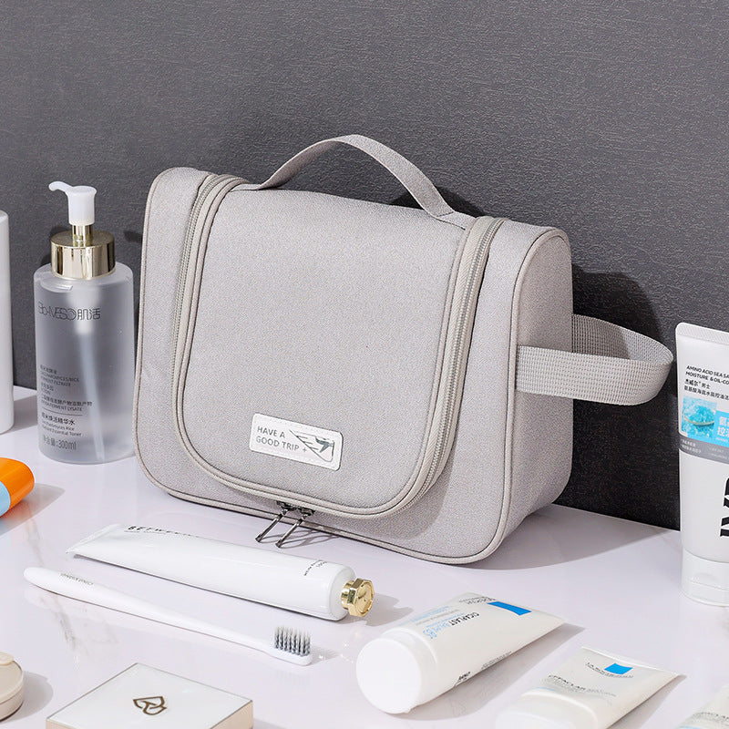 "New Travel Toiletry Bag with Large Capacity & Hook"