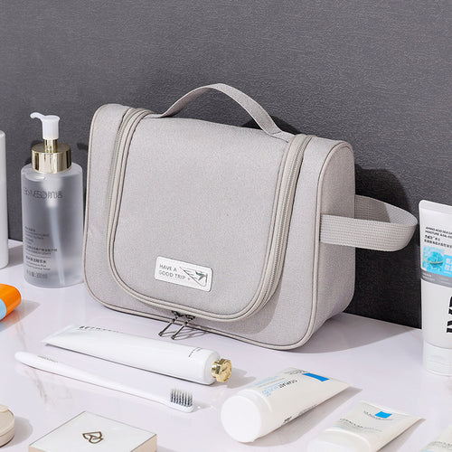 "New Travel Toiletry Bag with Large Capacity & Hook"