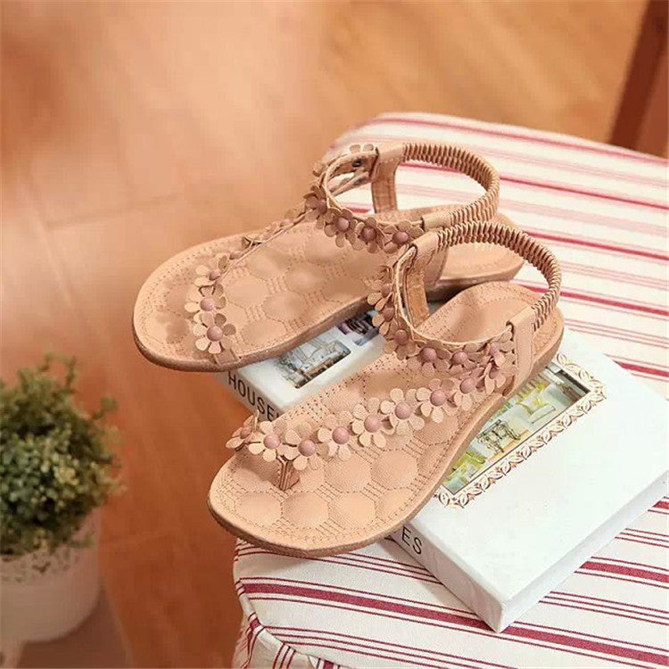2023 Summer Plus Size Bohemian Flat Sandals