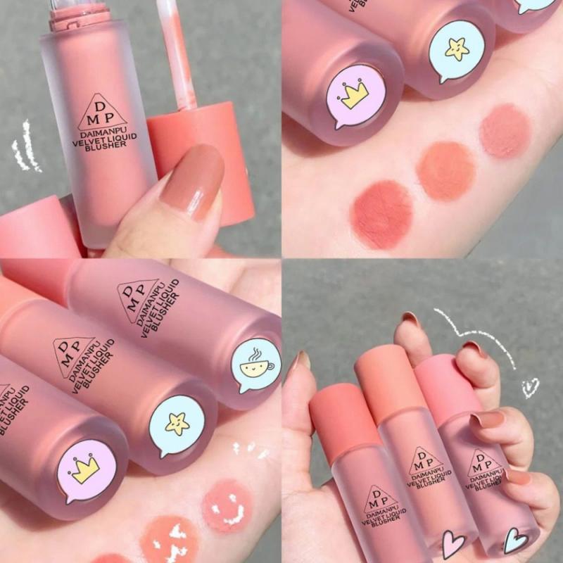 Liquid Blush Velvet Matte Cheek Tint in Orange Peach