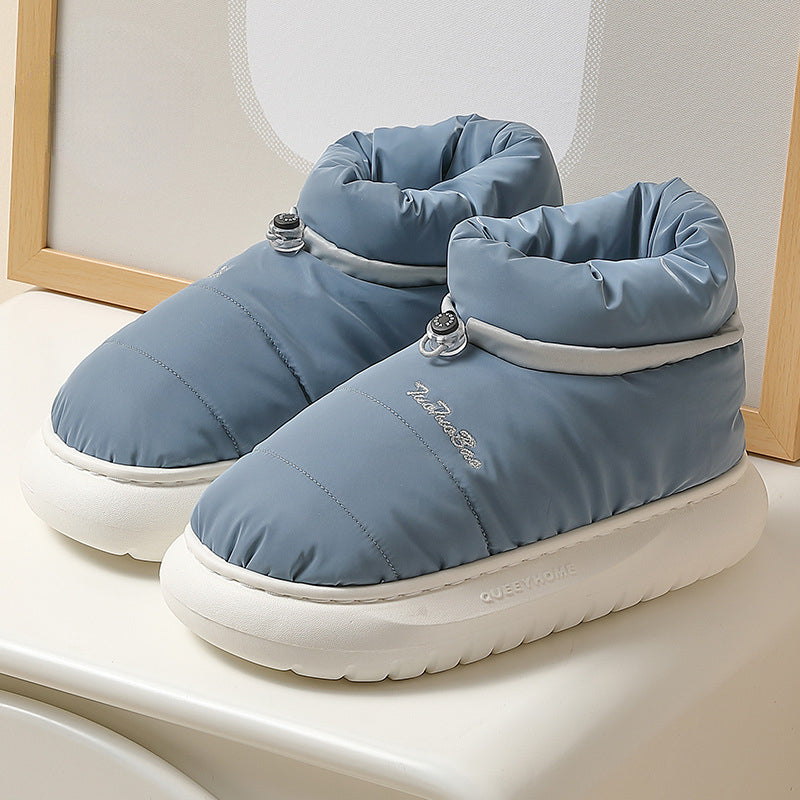 Winter Non-slip Cotton Shoes for Couples with Thick Soles