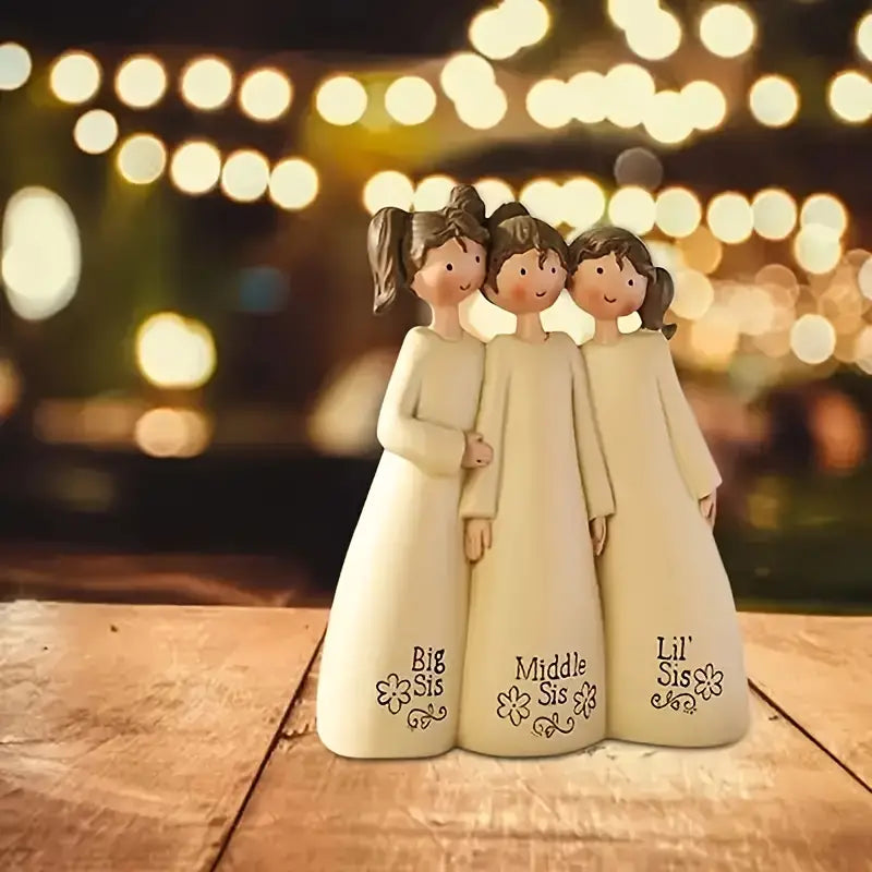 Sisters & Friends Resin Angels Figurines for Home Decor