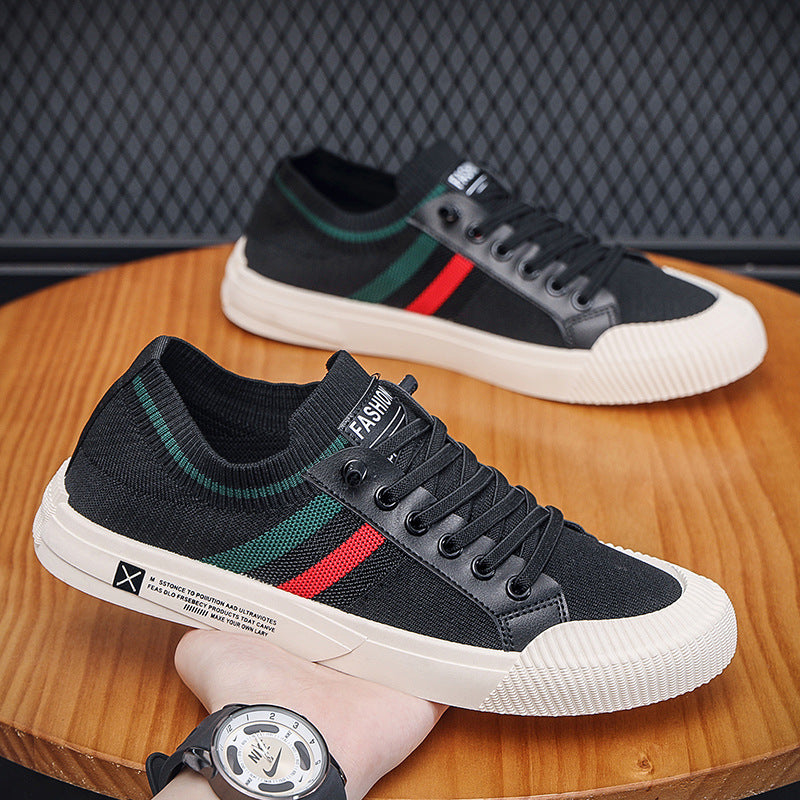 Men's Casual Breathable Canvas Sneakers for Teens