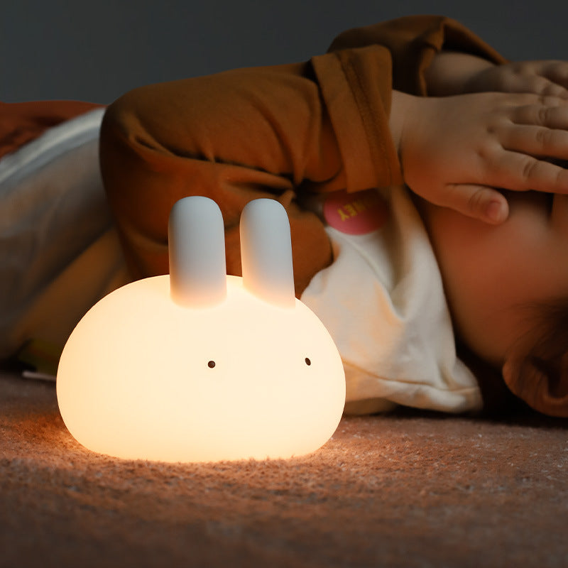 Cute Rabbit Silicone Night Light for Bedroom (Rabbit Year)