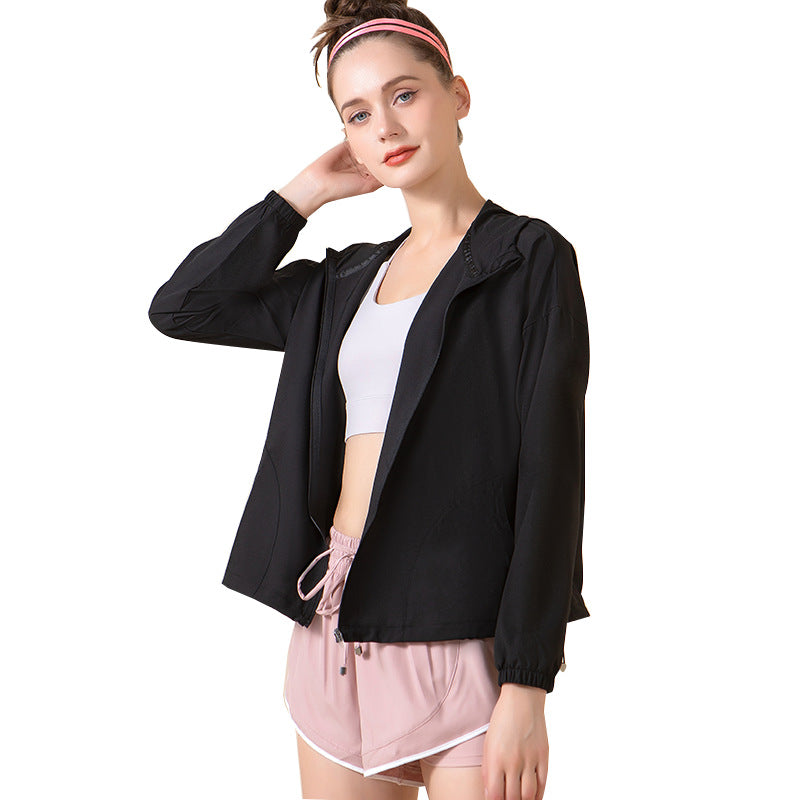 Women's Spring Summer UV Protection Loose Hoodie Jacket