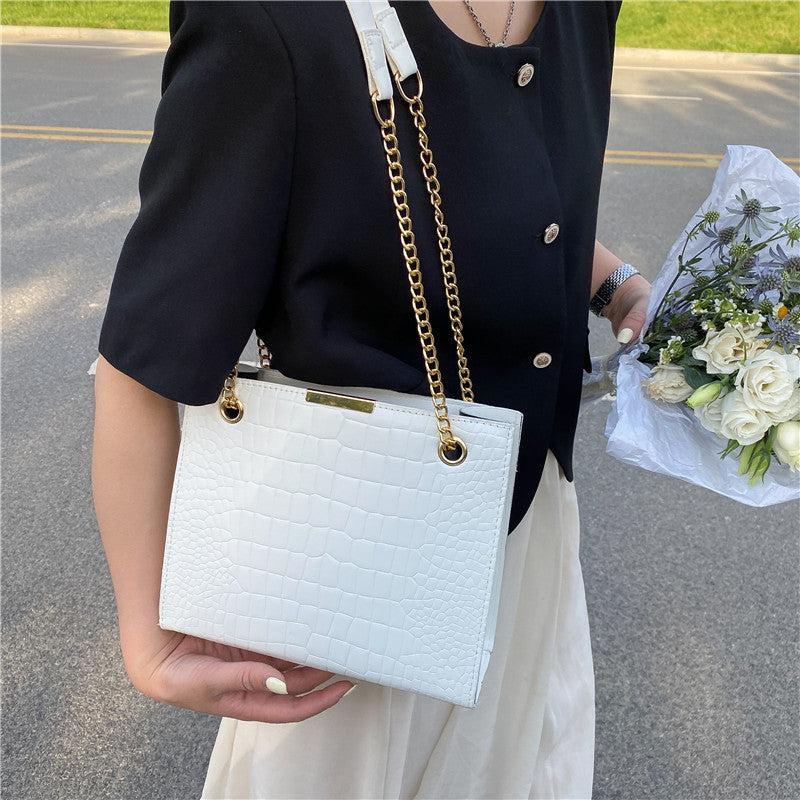 Trendy Women's Shoulder Bag with Chain - 2023 Collection