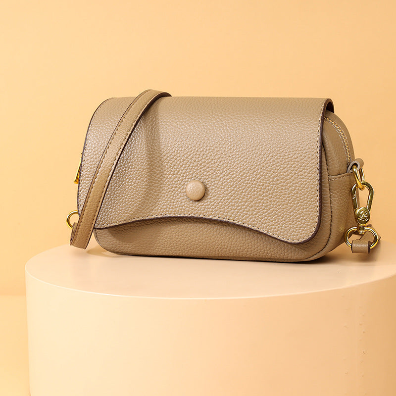 2023 Women's Genuine Leather Crossbody Bag - Versatile
