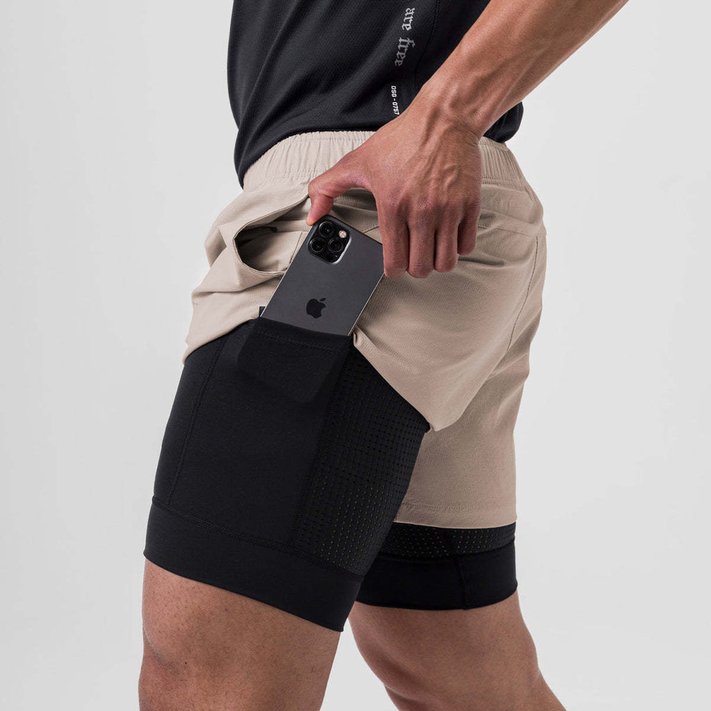 Men's Slim Fit Quick-Dry Nylon Running Shorts